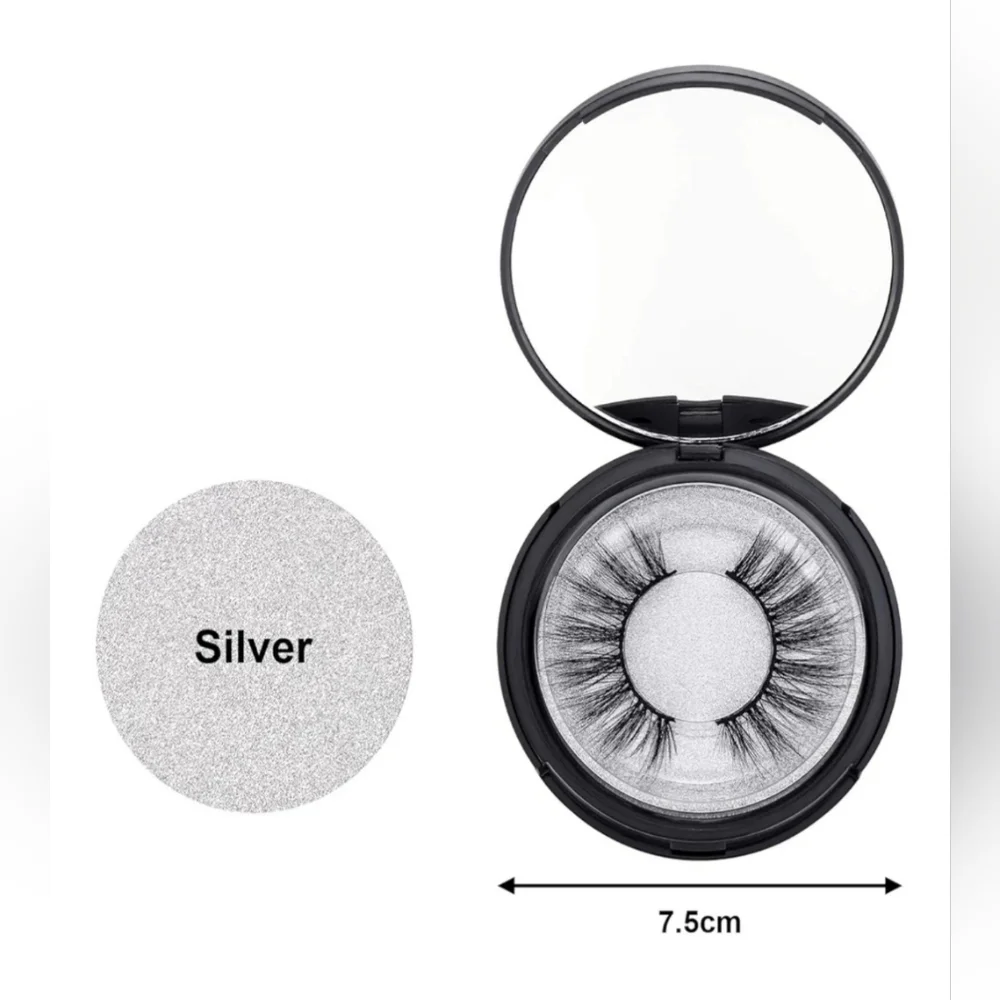 Compact Mirror + False Eyelash Storage Case BNIB